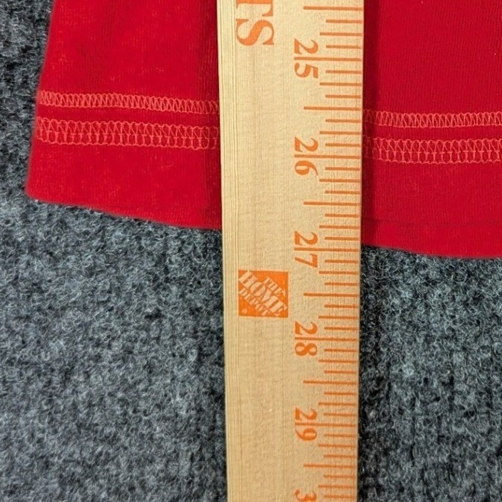 Abercrombie & Fitch Womens Y2K Babydoll V-Neck Long Sleeve Top Red Moose Logo M - Picture 14 of 16